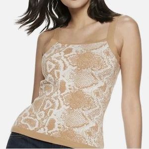 XXL Nine West Snake Print Tank Top
